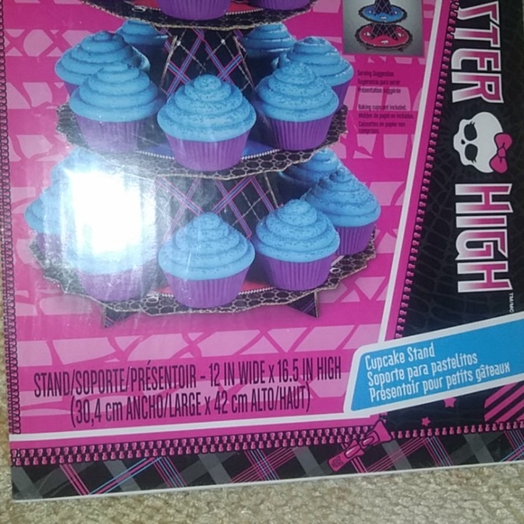 new! wilton monster high cupcake stand - Picture 3 of 3